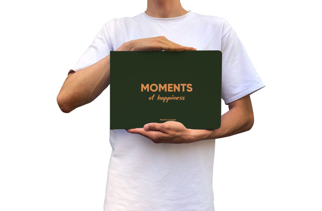 Універсальний фотоальбом "Moments of happiness" з білими сторінками