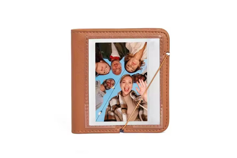 Альбом Instax Wide / Polaroid на 28 кишеньок для фото Brown (Бурий)