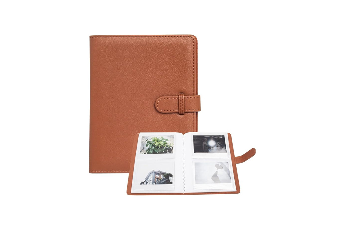 Альбом Instax Wide / Polaroid на 80 кишеньок для фото Brown (Бурий)