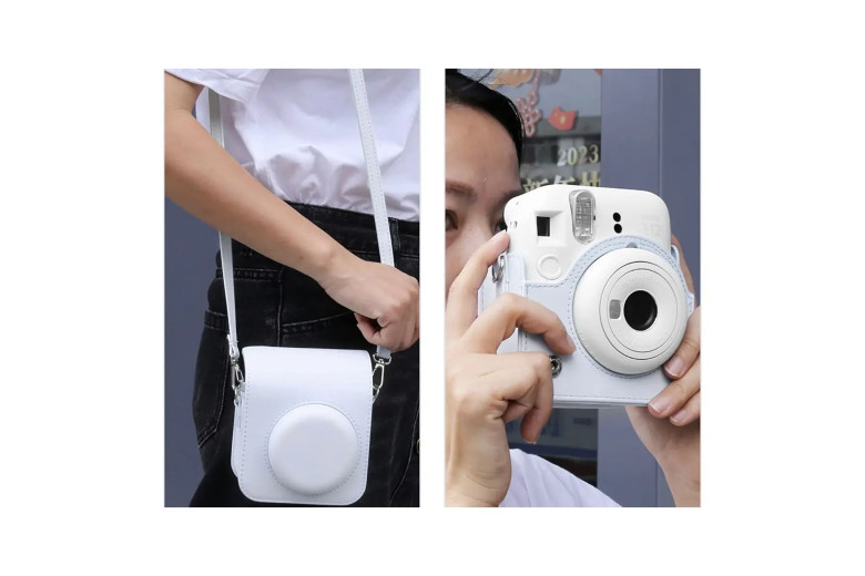 Подарунковий набір Instax Mini 12 Сlay White (Білий) + 2 касети (20фото)