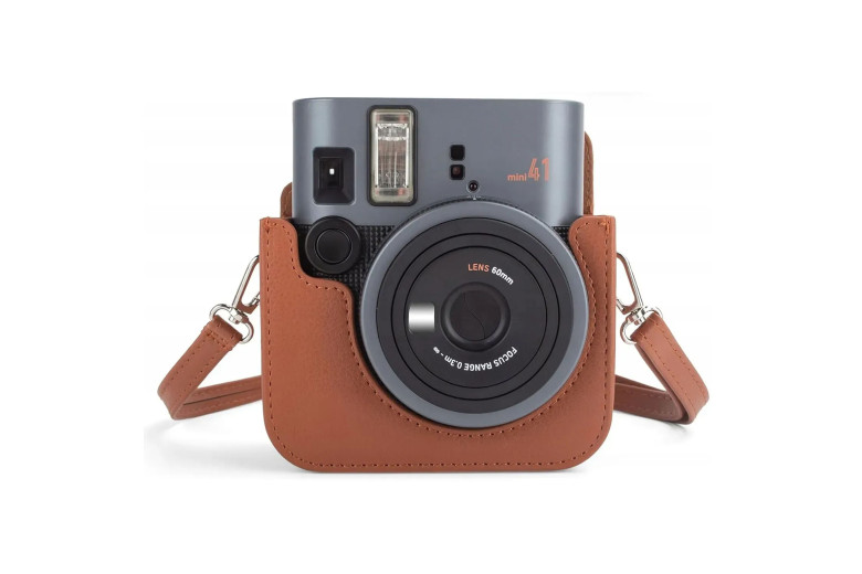 Подарунковий набір Instax Mini 41 (Retro Brown Case) + 2 касети (20фото)