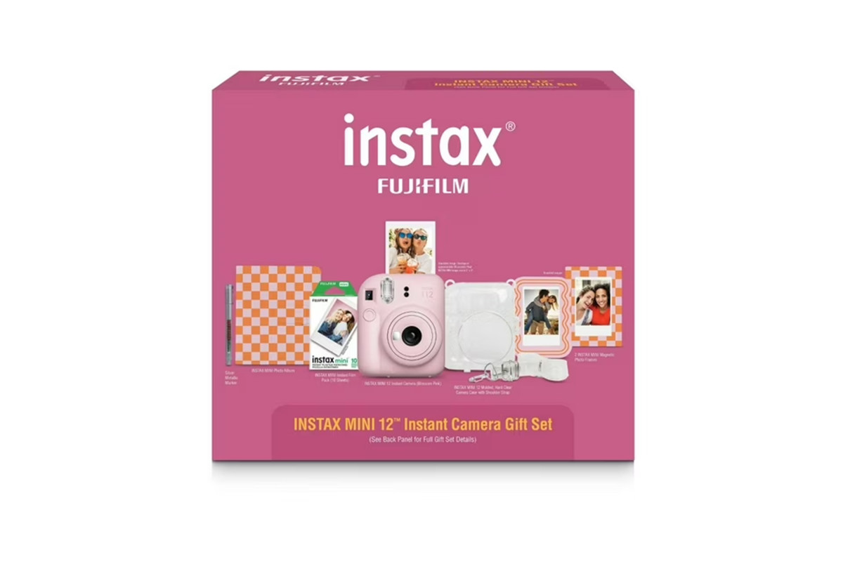 Лімітований подарунковий набір Instax Mini 12 Blossom Pink (Рожевий) + 2 касети (20фото)