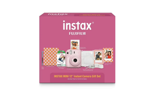 Лімітований подарунковий набір Instax Mini 12 Blossom Pink (Рожевий) + 2 касети (20фото)