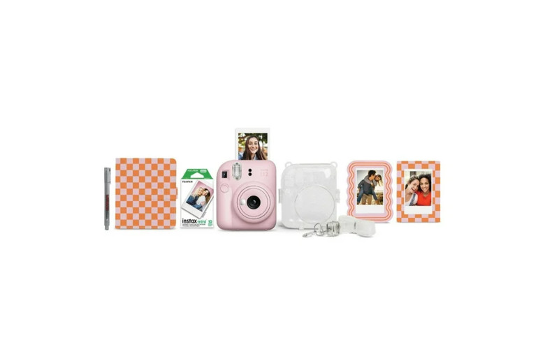 Лімітований подарунковий набір Instax Mini 12 Blossom Pink (Рожевий) + 2 касети (20фото)