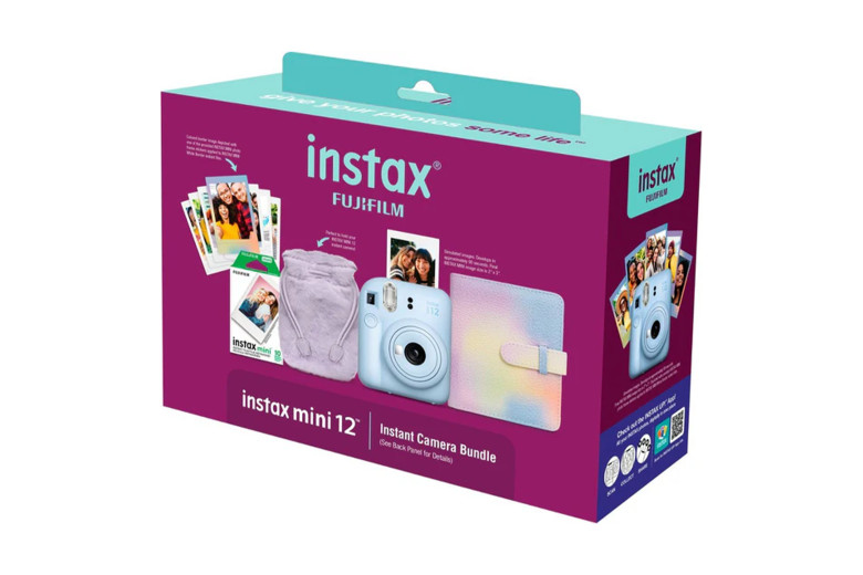 Подарунковий набір Instax Mini 12 Pastel Blue (Блакитний) + 2 касети (20фото)