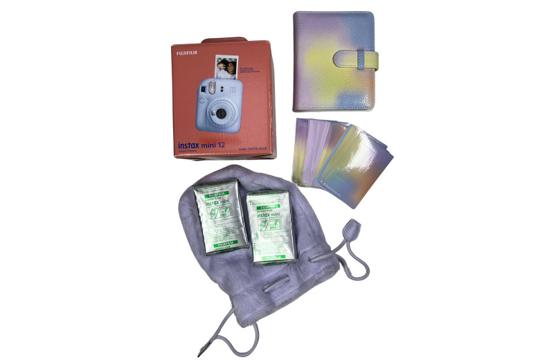 Подарунковий набір Instax Mini 12 Pastel Blue (Блакитний) + 2 касети (20фото)