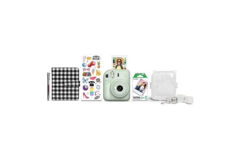 Лімітований подарунковий набір Instax Mini 12 Mint Green (Зелений) + 2 касети (20фото)