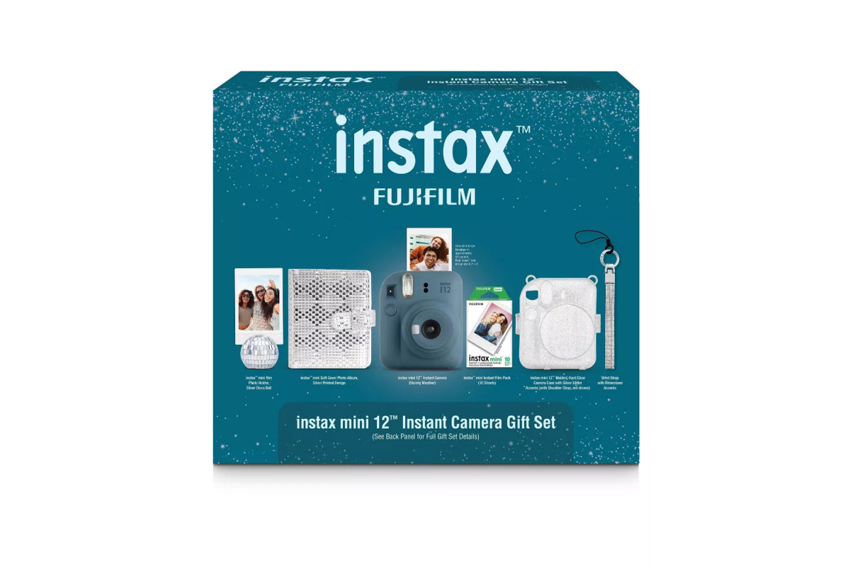 Лімітований подарунковий набір Instax Mini 12 Stormy Weather (колір "Шторм") + 2 касети (20фото) Лімітований подарунковий набір Instax Mini 12 Stormy Weather (колір "Шторм") + 2 касети (20фото)