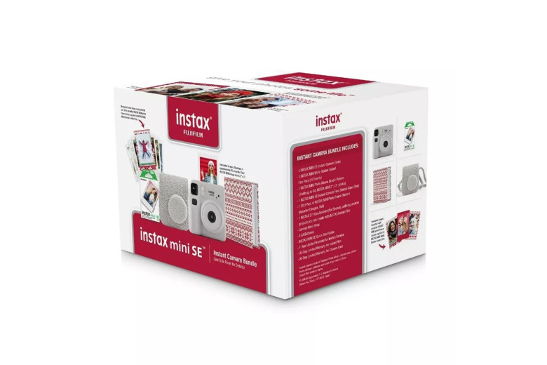 Подарунковий набір Instax Mini SE колір Gray (Сірий) + 2 касети (20фото) Подарунковий набір Instax Mini SE колір Gray (Сірий) + 2 касети (20фото)
