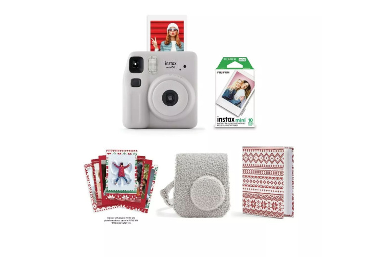 Подарунковий набір Instax Mini SE колір Gray (Сірий) + 2 касети (20фото) Подарунковий набір Instax Mini SE колір Gray (Сірий) + 2 касети (20фото)