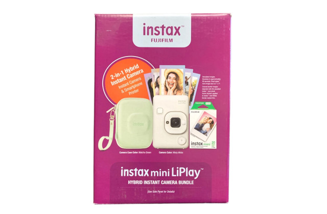 Подарунковий набір Instax Mini LiPlay Misty White (Містично Біла) + захисний кейс + 2 касети (20фото)