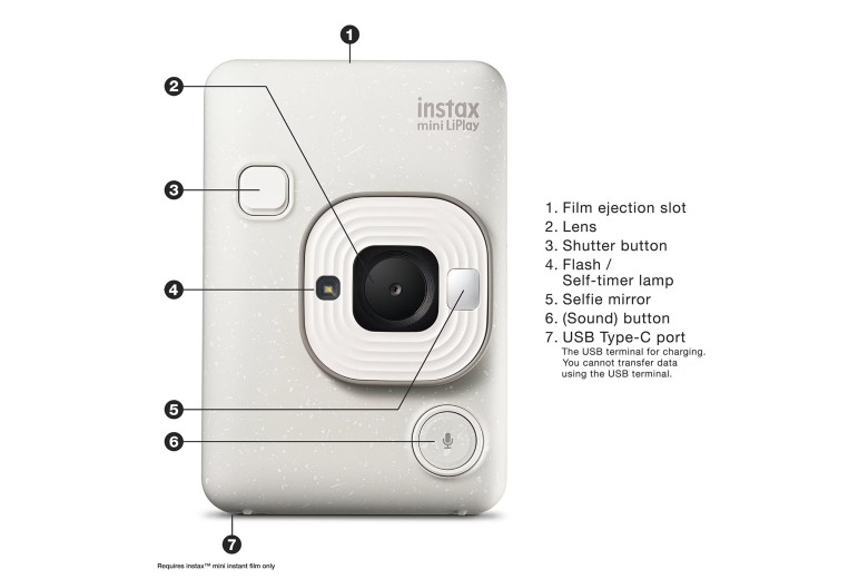 Подарунковий набір Instax Mini LiPlay Misty White (Містично Біла) + захисний кейс + 2 касети (20фото)