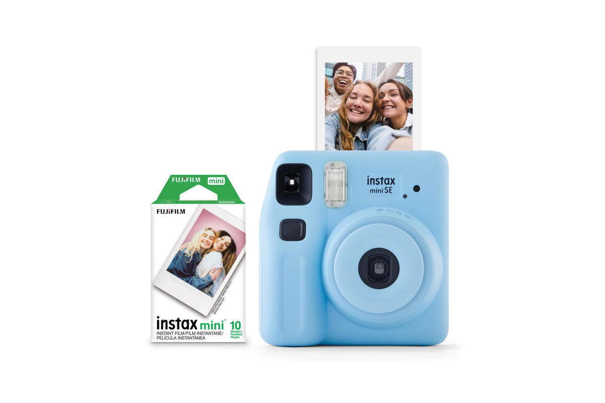 Подарунковий набір Instax Mini SE колір Blue (Блакитний) + 1 касета (10фото) Подарунковий набір Instax Mini SE колір Blue (Блакитний) + 1 касета (10фото)