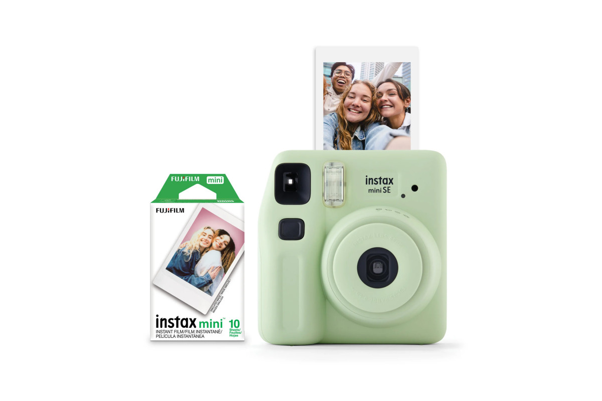 Подарунковий набір Instax Mini SE колір Green (Зелений) + 1 касета (10фото)