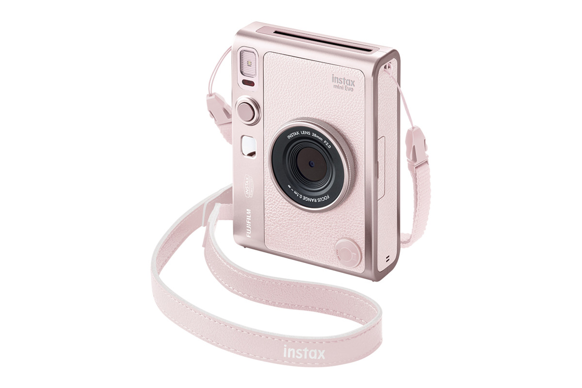 Гібридна камера Instax Mini EVO Jentle Rose (Рожева) Гібридна камера Instax Mini EVO Jentle Rose (Рожева)