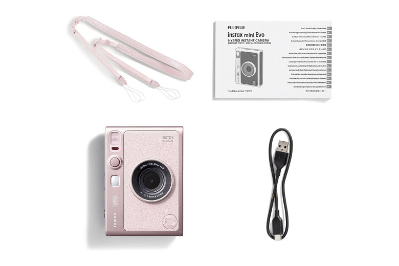Гібридна камера Instax Mini EVO Jentle Rose (Рожева) Гібридна камера Instax Mini EVO Jentle Rose (Рожева)