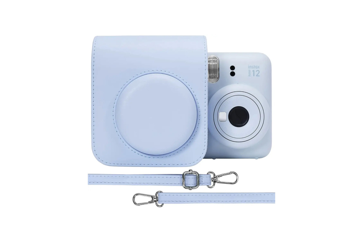 Чохол-сумка Instax Mini 12/11 Pastel Blue (Блакитна) Чохол-сумка Instax Mini 12/11 Pastel Blue (Блакитна)