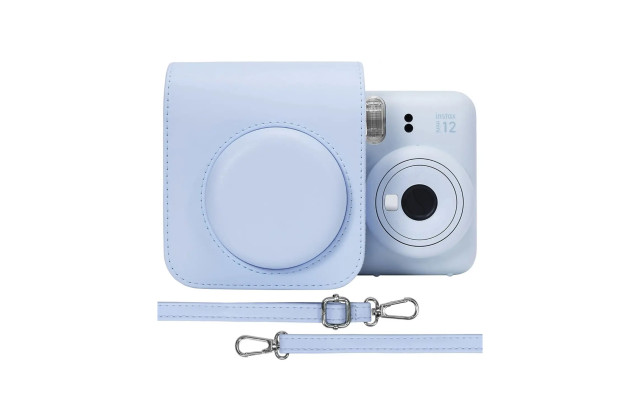 Чохол-сумка Instax Mini 12/11 Pastel Blue (Блакитна) Чохол-сумка Instax Mini 12/11 Pastel Blue (Блакитна)