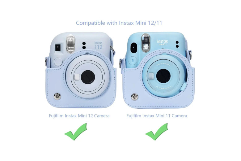 Чохол-сумка Instax Mini 12/11 Pastel Blue (Блакитна) Чохол-сумка Instax Mini 12/11 Pastel Blue (Блакитна)