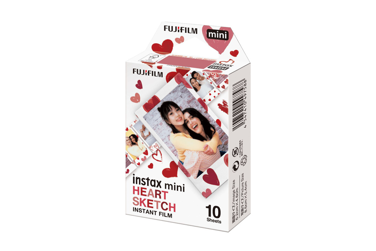 Фотопапір Fujifilm Instax Mini касета Heart Sketch (10фото)