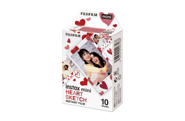 Фотопапір Fujifilm Instax Mini касета Heart Sketch (10фото)
