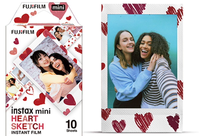 Фотопапір Fujifilm Instax Mini касета Heart Sketch (10фото)