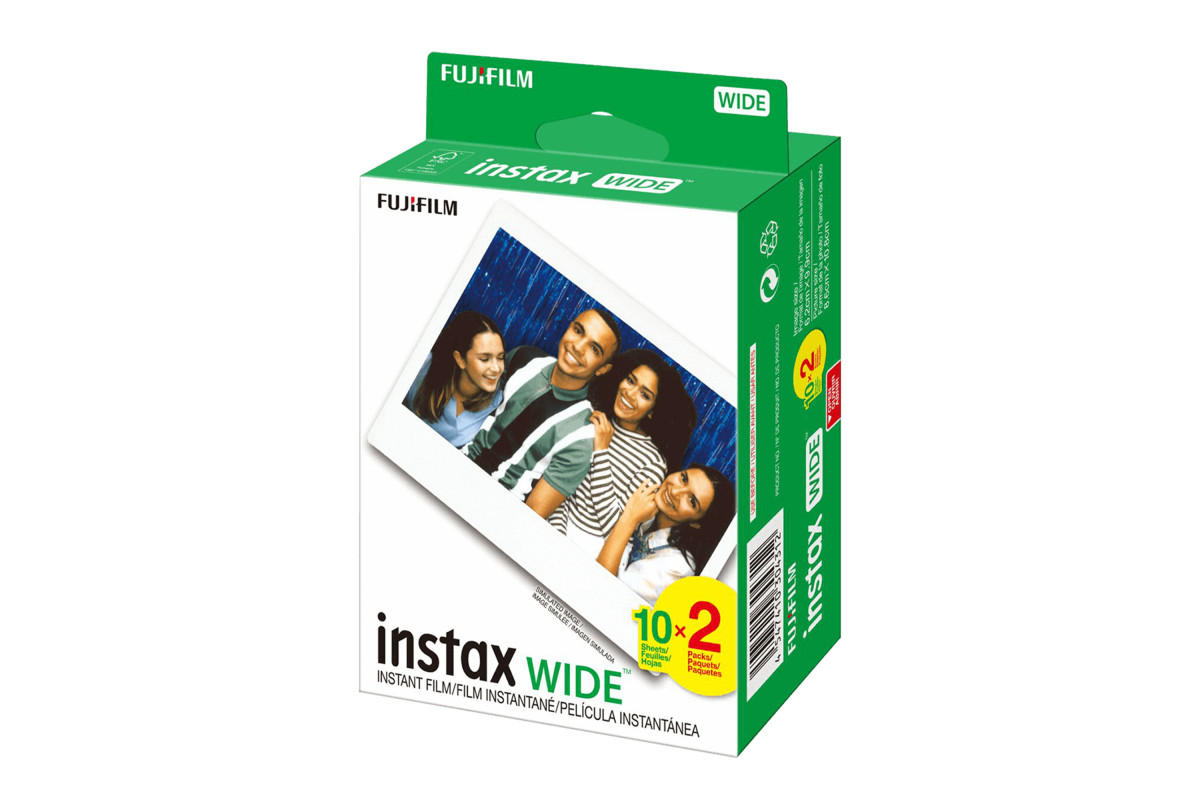 Фотопапір Fujifilm Instax WIDE класичні 2 касети (20фото)