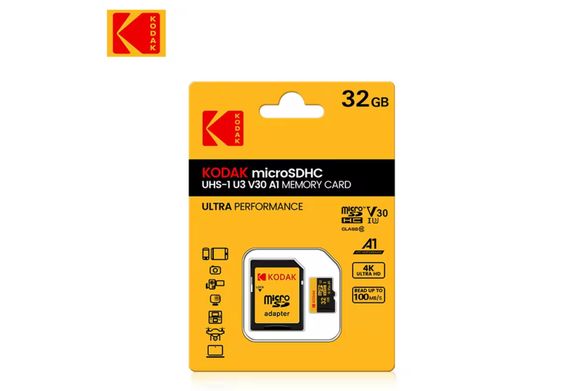 Карта пам'яті для камер Instax / Kodak / Polaroid / Canon | micro SDHC 32GB для фото / відеотехніки 
